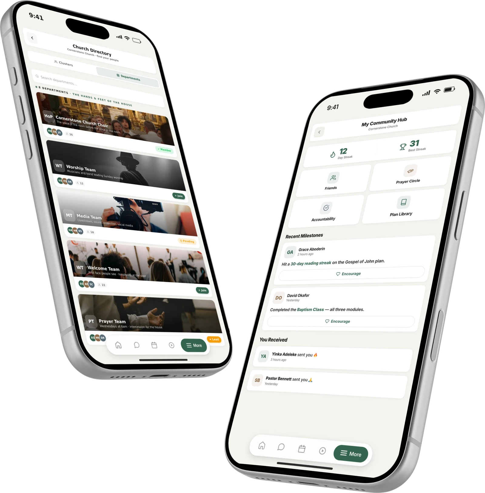 Aurnet people — member directory and cluster management